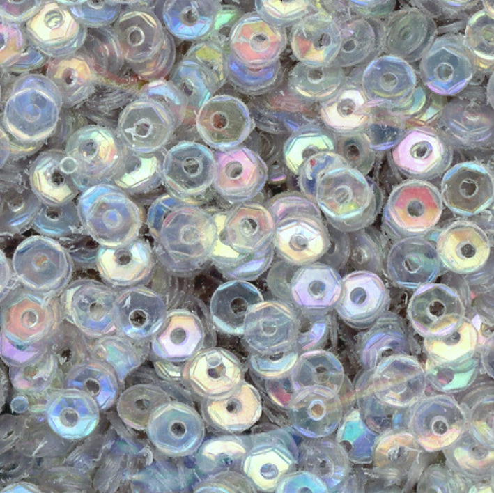 3mm SLIGHTLY Cupped Iridescent Light Gray