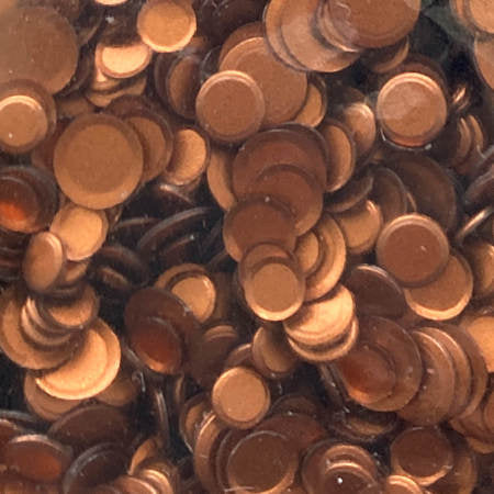 Satin Matte Confetti Copper 100 Grams