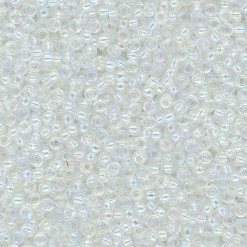 11/0 Bead Clear Iridescent 24-gram tube