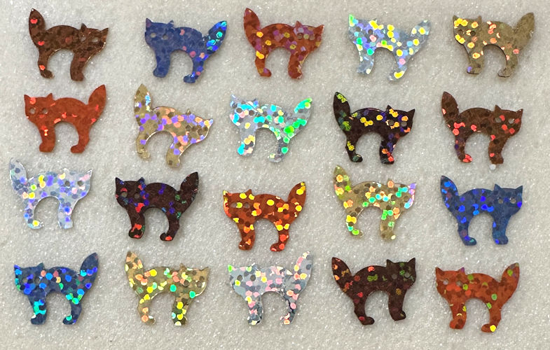 16mm Hologram Cats