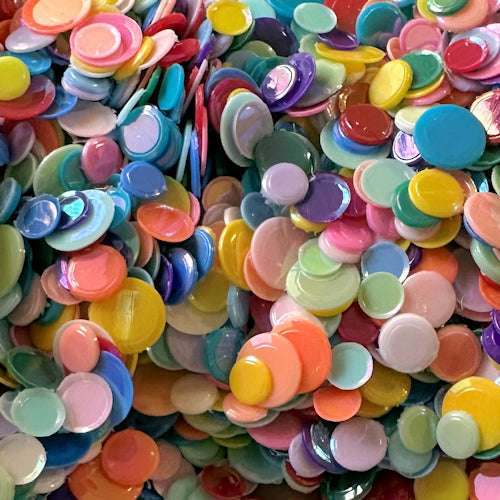 Opaque Iridescent Confetti Mix 100 Grams