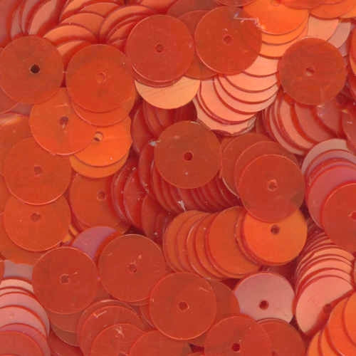 8mm Flat Satin Burnt Orange 50 Grams