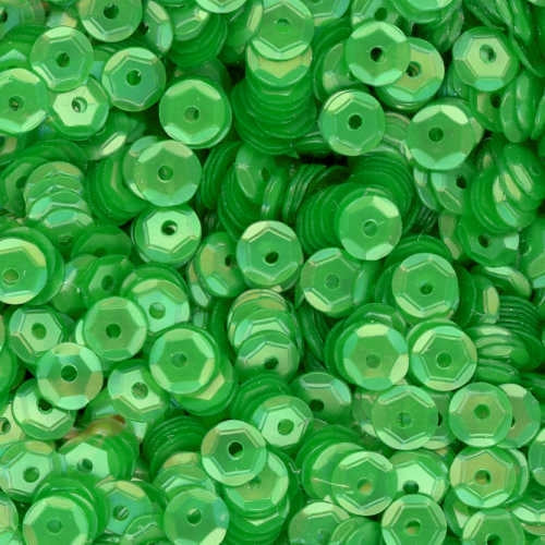 5mm Slightly Cupped Satin Shamrock 50 Grams