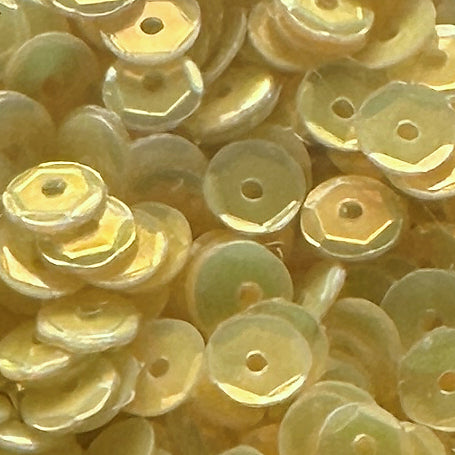 6mm Slightly Cupped Opalescent Cheerful 50 Grams