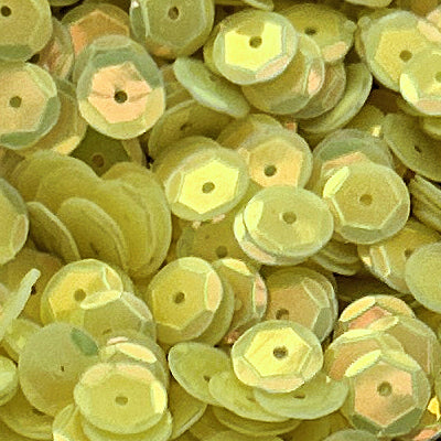 10mm Slightly Cupped Opalescent Cheerful 50 grams