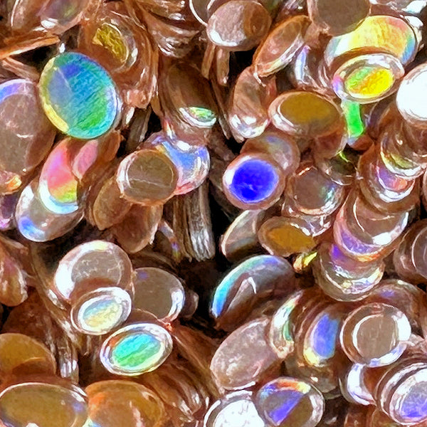 Hologram Confetti Pale Peach
