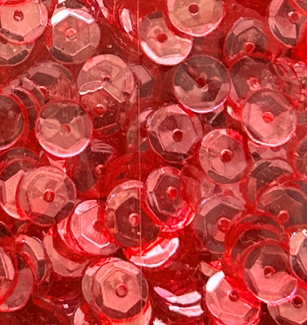 6mm Slightly Cupped Watermelon Ice 50 Grams