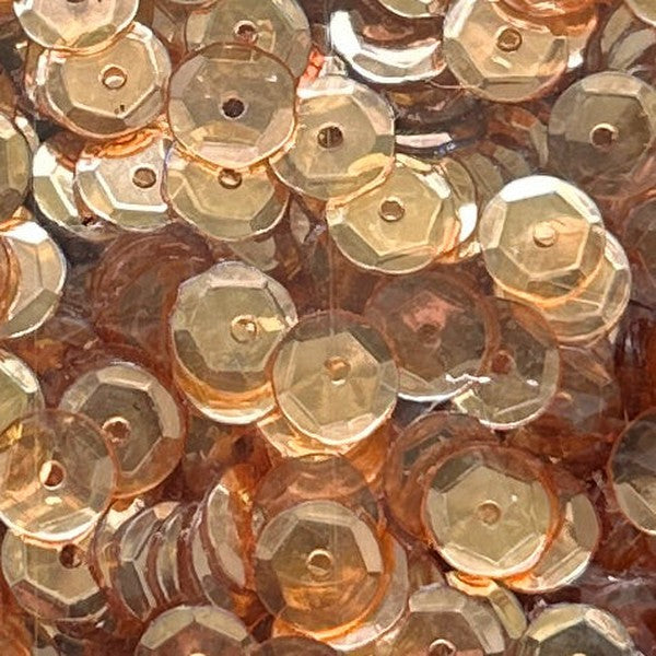 5mm Slightly Cupped Caramel Ice 50 Grams