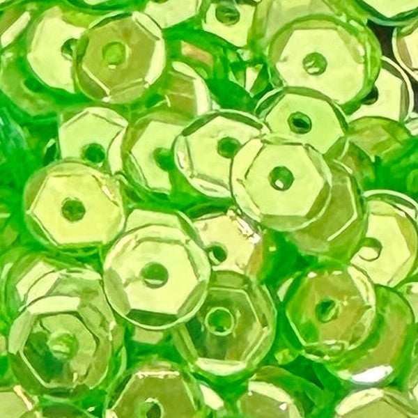 5mm Slightly Cupped Lime Ice
