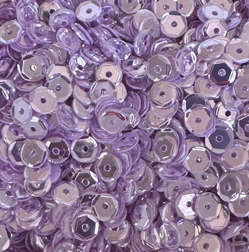6mm Slightly Cupped Luminous Violet 50 grams