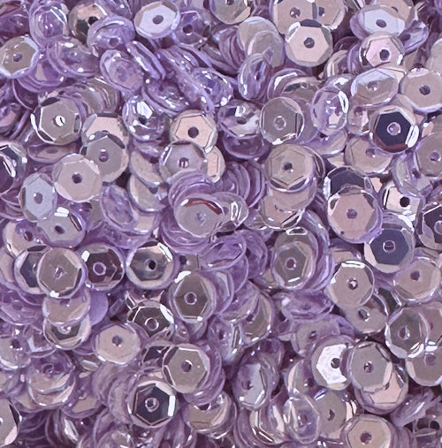 6mm Slightly Cupped Luminous Violet 50 grams