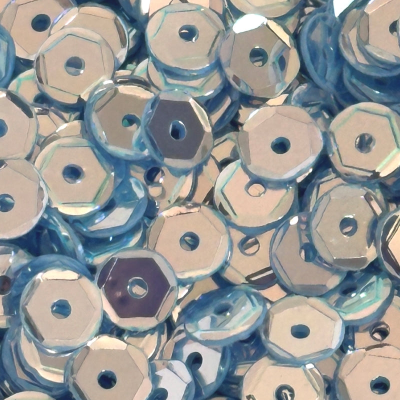 6mm Slightly Cupped Luminous Blue Skies 50 grams