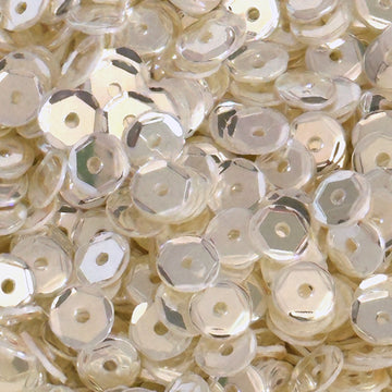 6mm Slightly Cupped Luminous Creamy 50 grams