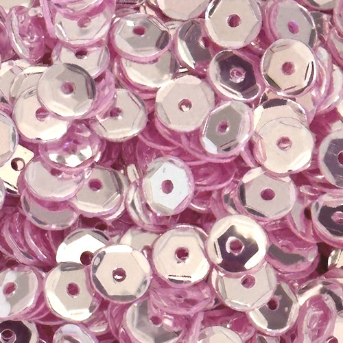 6mm Slightly Cupped Luminous Whisper Pink