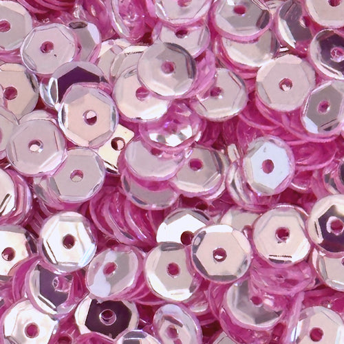 6mm Slightly Cupped Luminous Petticoat Pink