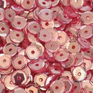 6mm Slightly Cupped Luminous Damask Rose 50 grams