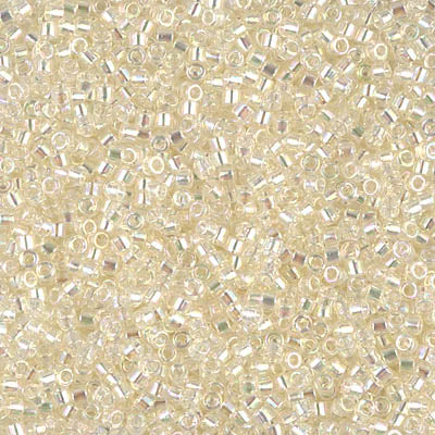Delica 11/0 Cream Crystal Rainbow