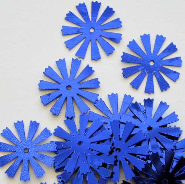 17mm Spokes Metallic Cobalt Blue 1450 count