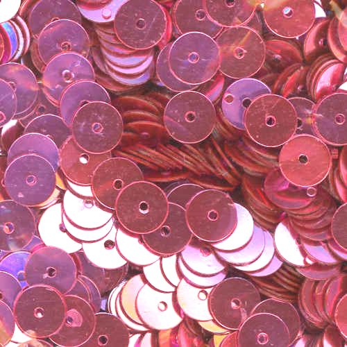 6mm Flat Metallic  Pink