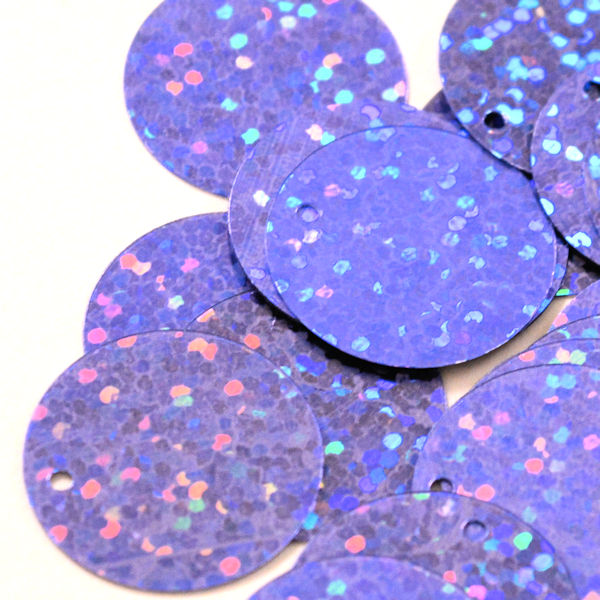 20mm Hologram Paillette Tanzanite