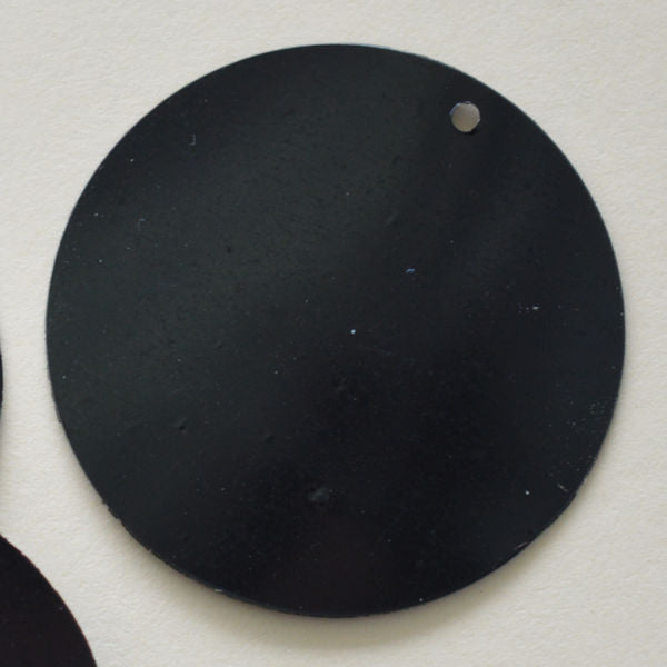 30mm Paillette Black Glossy