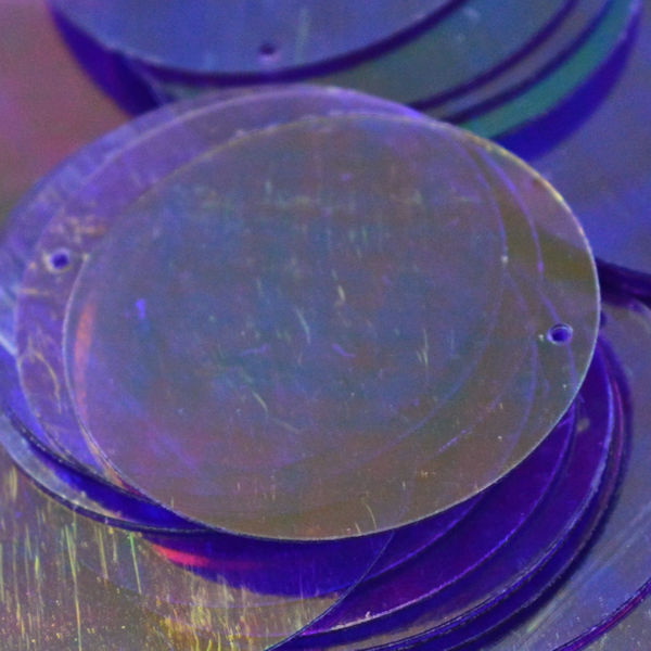 30mm Paillette Crystal Iris Purple Potion
