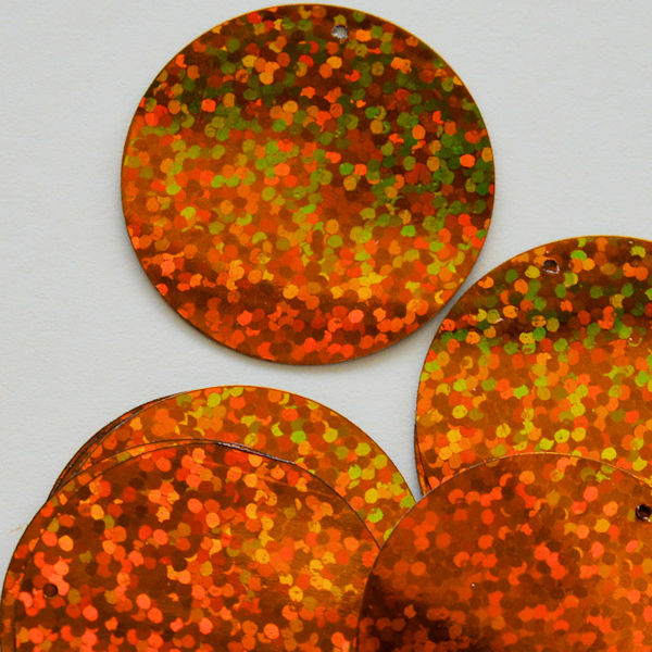 30mm Paillette Hologram Bronze