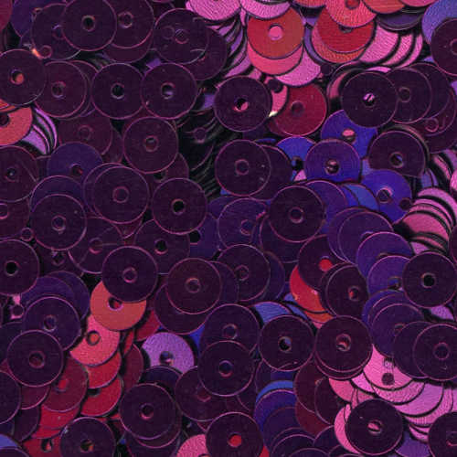 6mm Flat Metallic Razzleberry