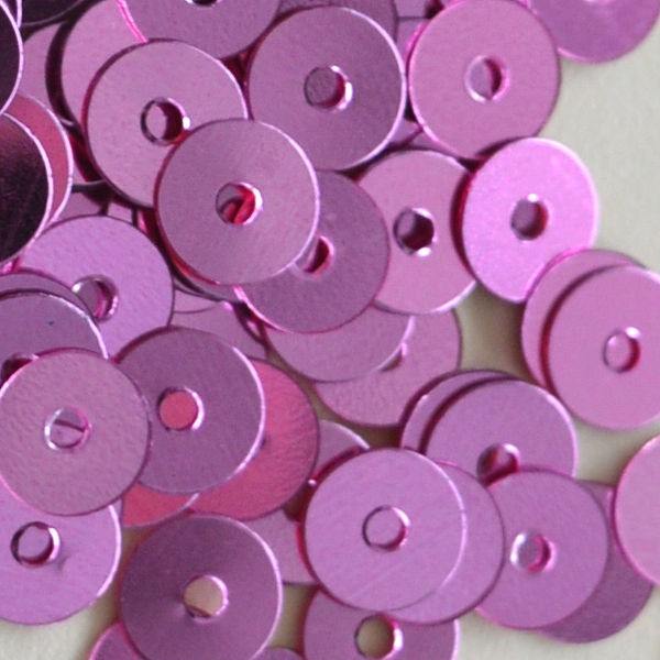 5mm Flat Metallic Light Pink