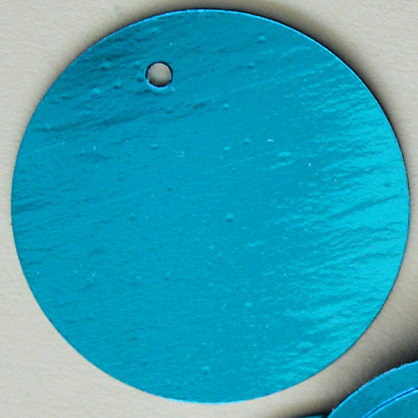 30mm Paillette Metallic Turquoise