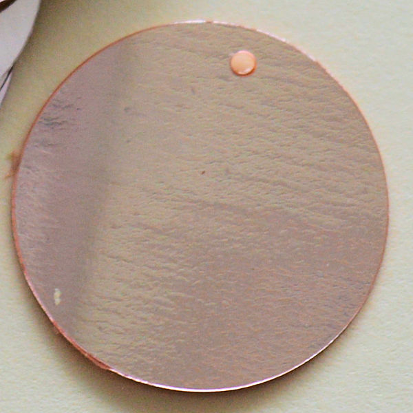 30mm Paillette Metallic Pale Peach