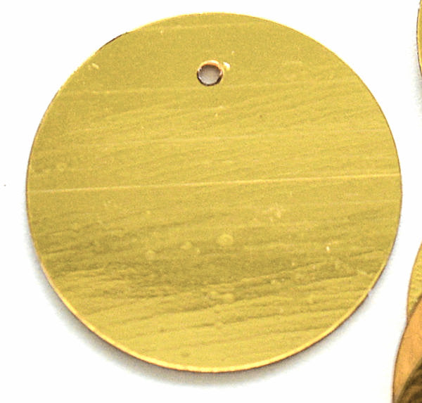 30mm Paillette Metallic Gold 500 Count