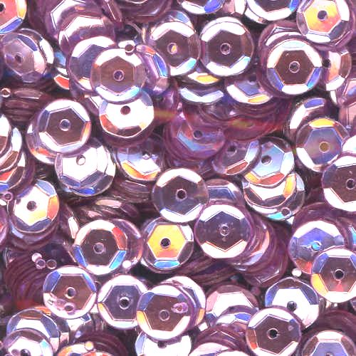 6mm Slightly Cupped Metallic Lilac Sky 100 grams