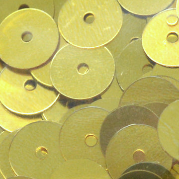 8mm Flat Metallic Yellowgreen 100 grams