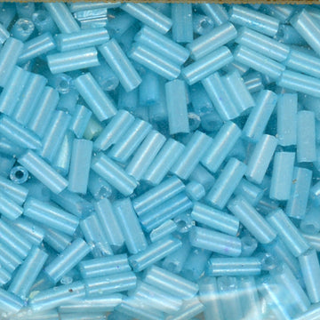 4.5mm Bugle Ceylon Aquamarine