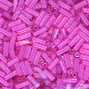 4.5mm Bugle Ceylon Hot Pink 100 Grams