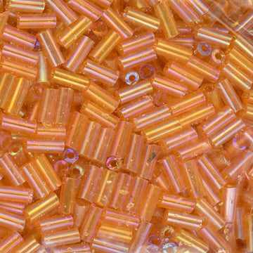 4.5mm Bugle Iridescent Orange 100 Grams