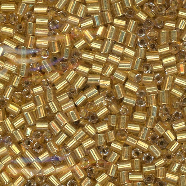 2-cut Bead Silver Lined Gold 450 Grams