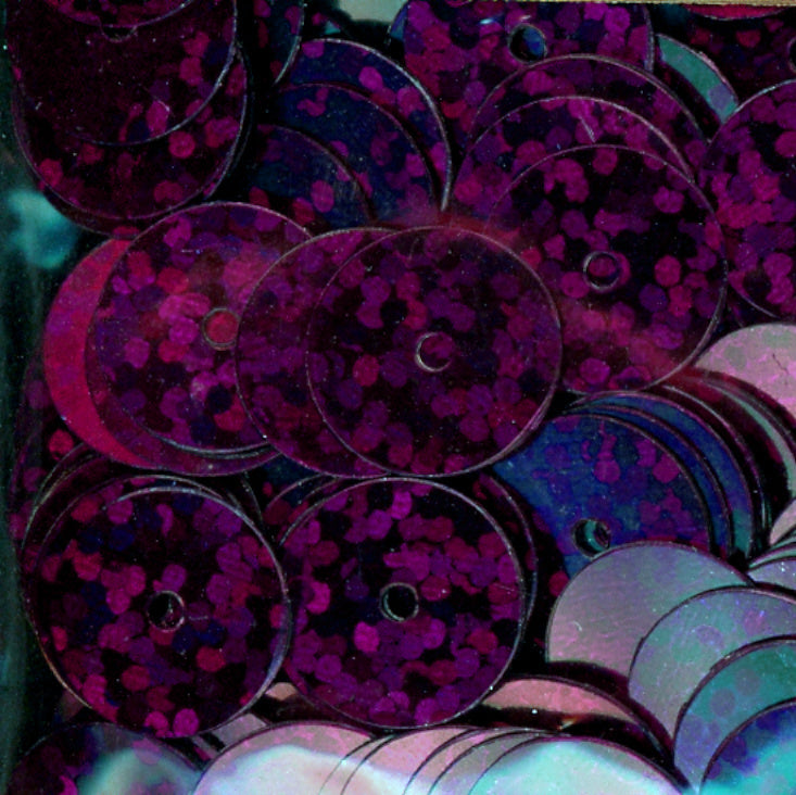 8mm Flat Hologram Royal Plum 100 grams
