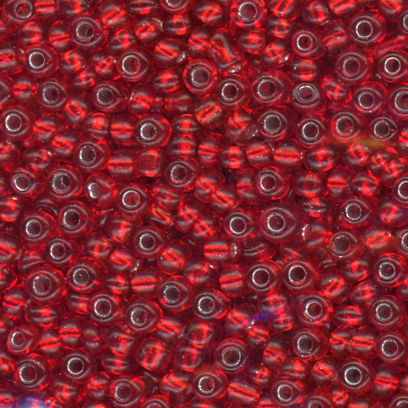 11/0 Bead Silver Lined Red
