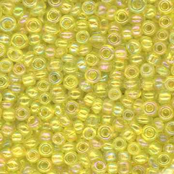 11/0 Bead Iridescent Lemon Yellow