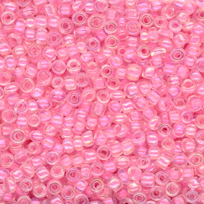 11/0 Bead Iridescent Pink Flamingo