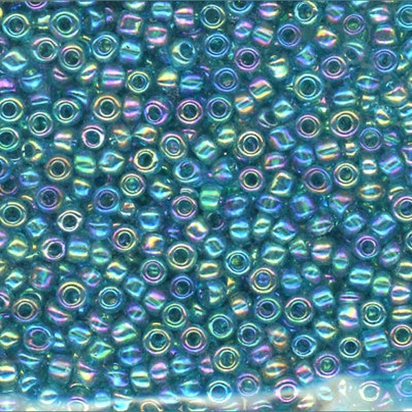 11/0 Bead Iridescent Turquoise