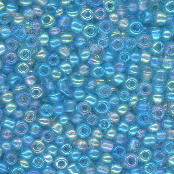 11/0 Bead Iridescent Dk. Ocean Blue Green 100 Grams