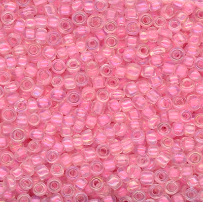 11/0 Bead Iridescent Dark Pink 100 Grams