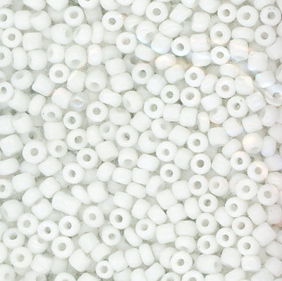11/0 Bead Opaque White Matte 100 Grams