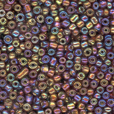 11/0 Bead Iridescent Coffee 100 Grams