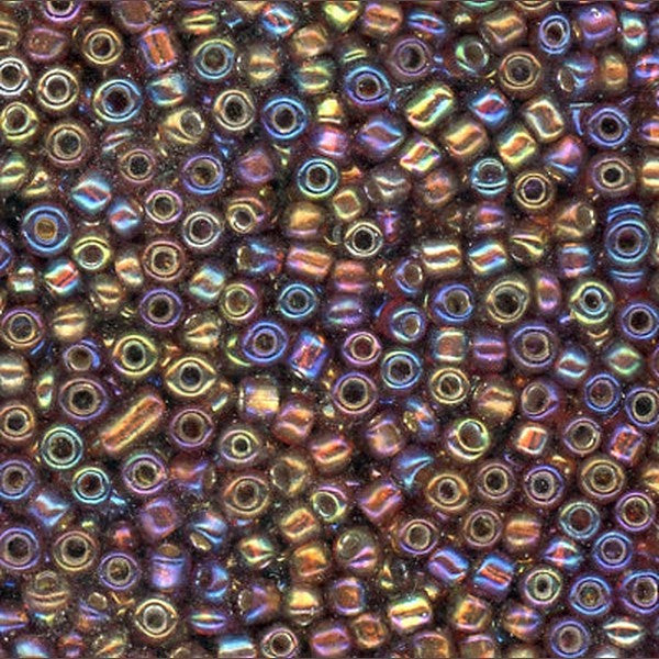 11/0 Bead Iridescent Coffee 100 Grams