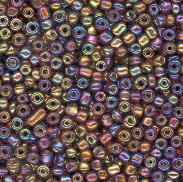 11/0 Bead Iridescent Chocolate 100 Grams