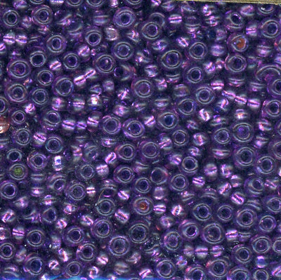 11/0 Bead Silver Lined Purple 100 Grams